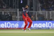 Krunal Pandya celebrates picking a wicket against KKR. Source: Getty